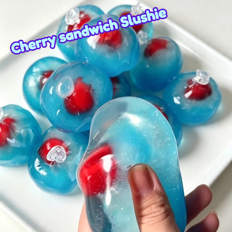 Party Games Spy - Şekillendirilebilir Kiraz Sandviçli Slushie Stres Topu,