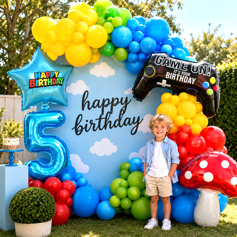 Party Games Easter For Kids - Oyun Kumandası Mantar Balon Çelenk Kemer