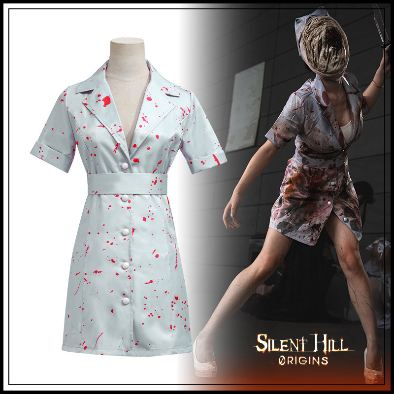 Zombie Party Games For Adults - Silent Hill 2 Hemşire Cosplay Kostüm