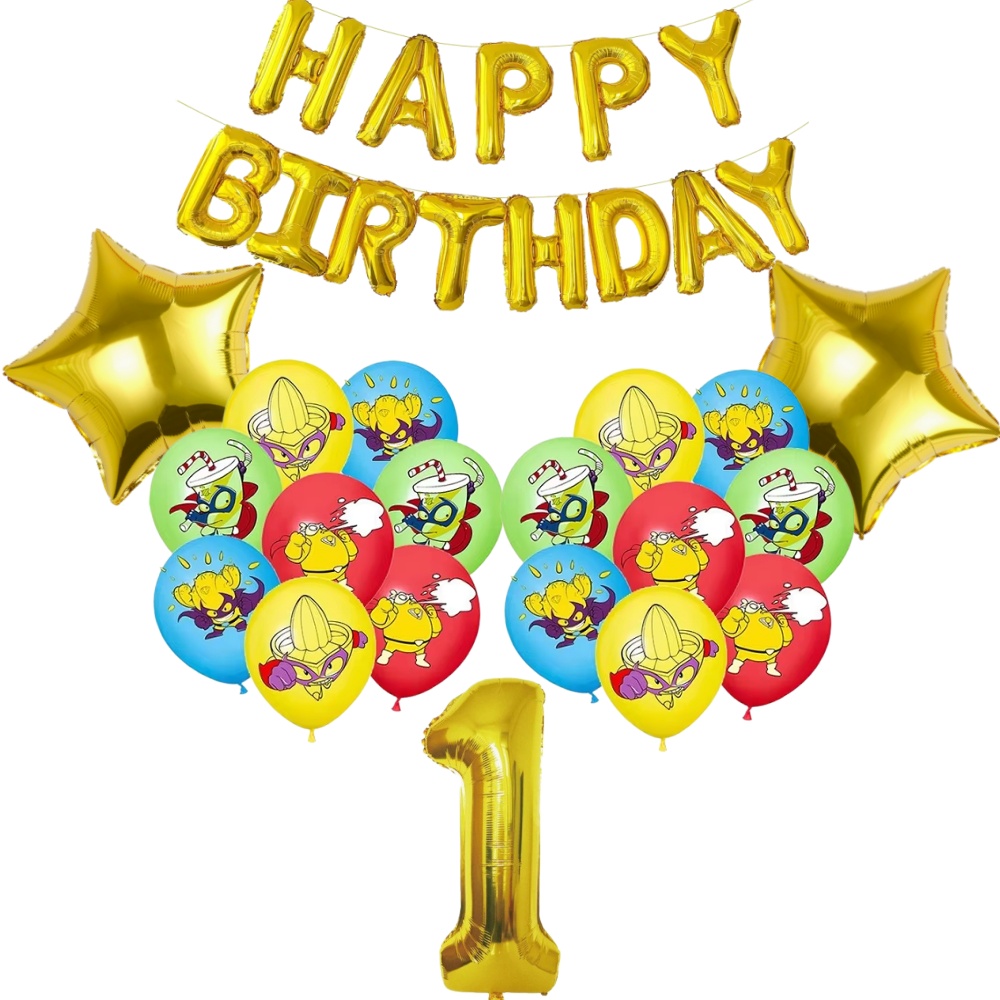 Party Games Easter For Kids - Superthings Tema Doğum Günü Partisi Dekorasyon