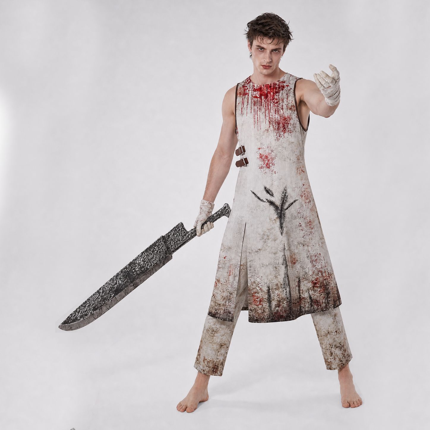 Zombie Party Games For Adults - Silent Hill Pyramid Head Cosplay Kostümleri