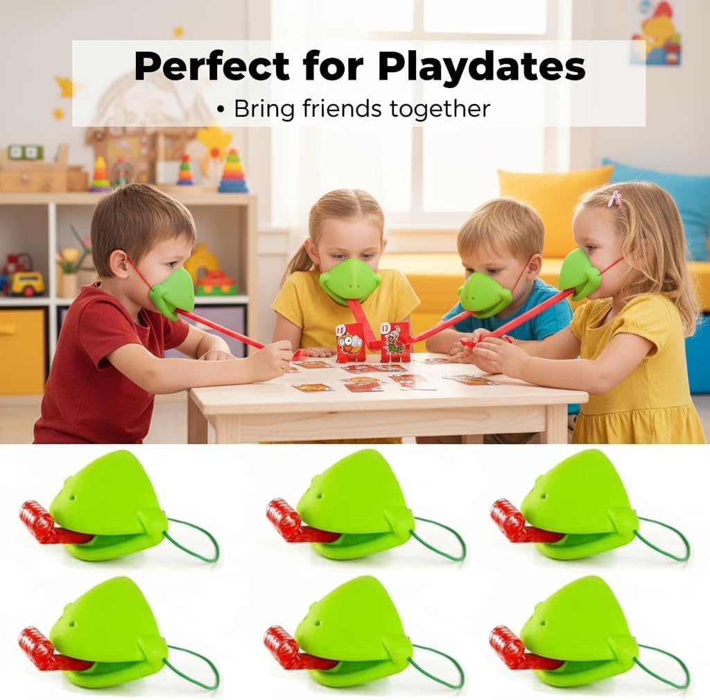 6 Set Bukalemun Dil Atma Oyunu - Party Games Easter For Kids incelemesi ve fiyatı