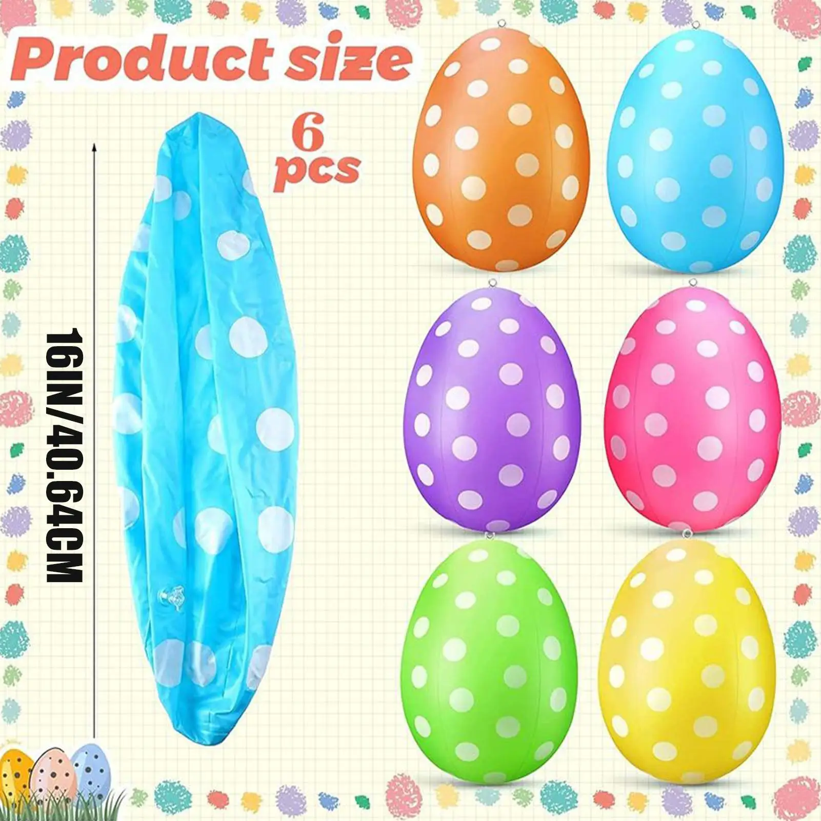 6 Adet Şişme Paskalya Yumurtas - Party Games Egg incelemesi ve fiyatı