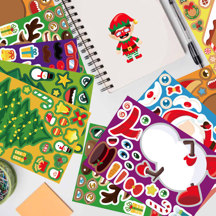 Kawaii Noel Bulmaca Çıkartmala - Party Games Instagram incelemesi ve fiyatı