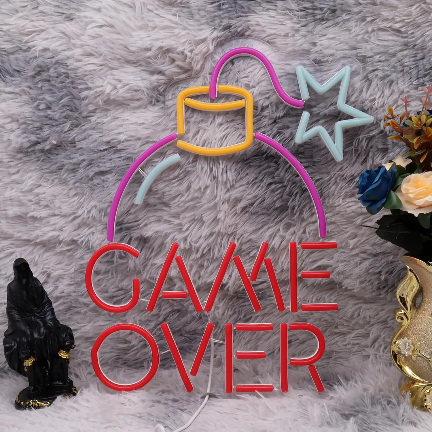 Game Over Kırmızı Pembe Neon I - Party Games Stream incelemesi ve fiyatı